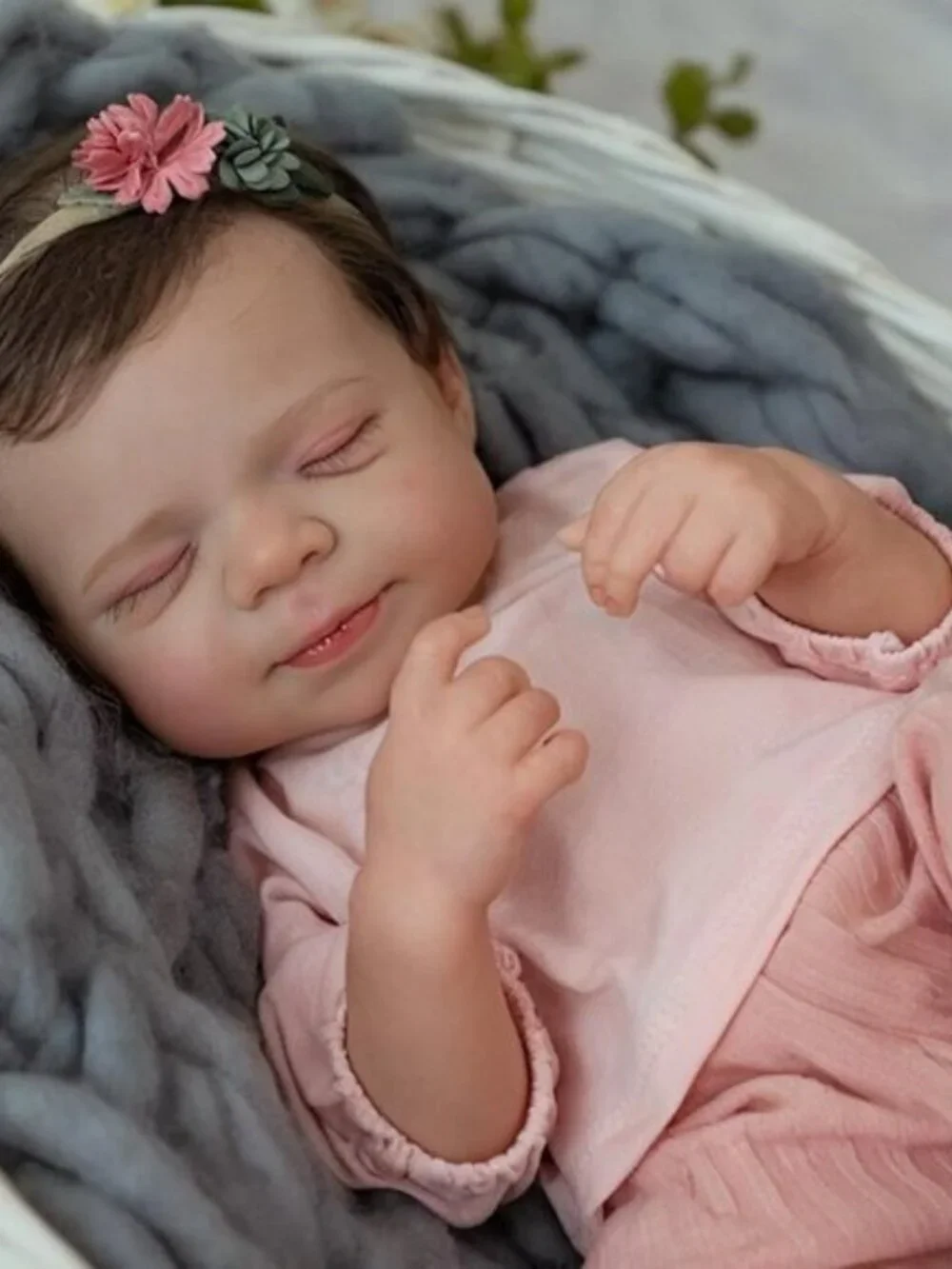 18 Inch Lifelike Reborn Baby Girl Newborn Doll Hand Painted Posable Realistic
